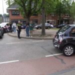 Blikschade na ongeval op de Wilhelminasingel