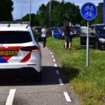 Kop-staartbotsing op Wetering in Nederweert