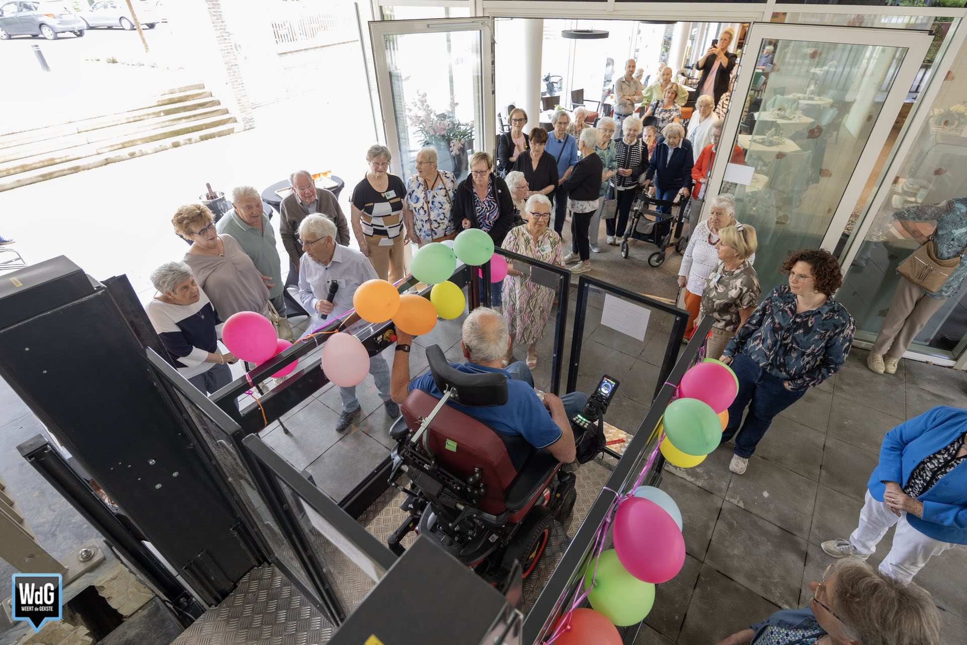 Nieuwe lift verbetert toegang tot ontmoetingsruimte Nedermazehof