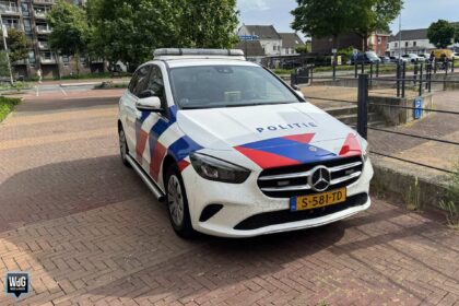 Politie op Kasteelsingel