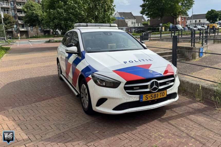Politie op Kasteelsingel