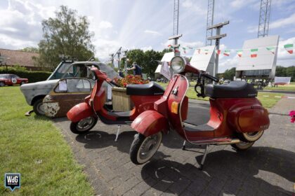Voertuigen worden getoond tijdens Roojer Graasj in Stramproy