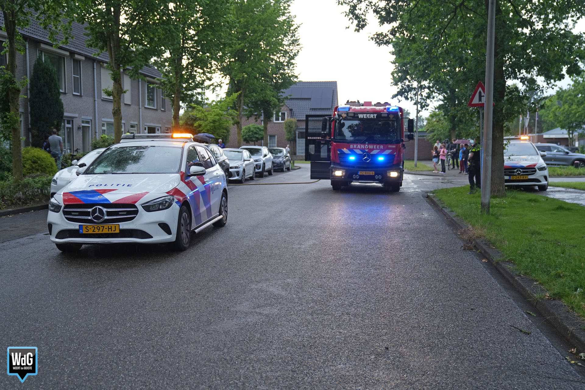Brandweer rukt uit vanwege rook in meterkast