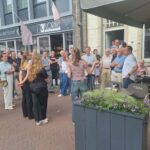 Studenten presenteren de plannen voor het 'Smaakhoês'. Foto van Jan Leenders
