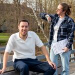 Gijs en Marina spelen komische theatervoorstelling Trouwen met Marie. De opbrengst gaat naar lokale goede doelen. Ingestuurde foto