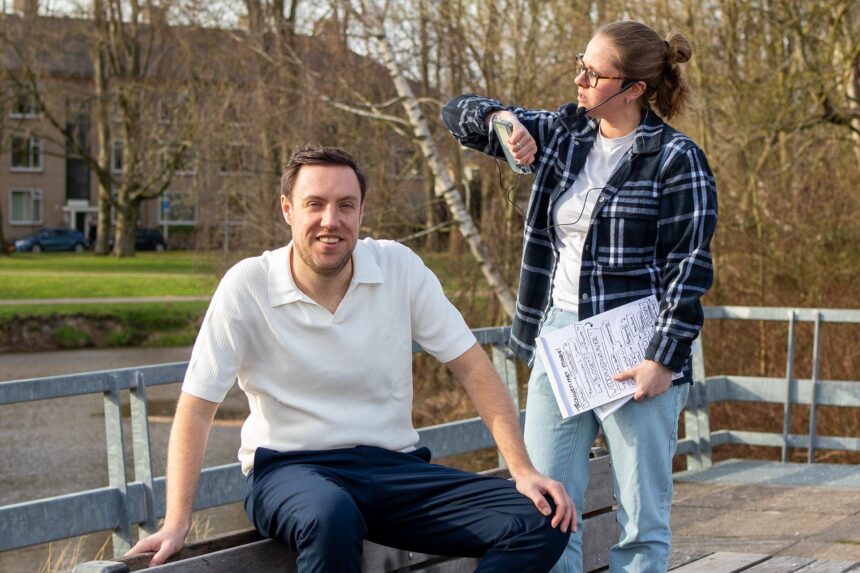Gijs en Marina spelen komische theatervoorstelling Trouwen met Marie. De opbrengst gaat naar lokale goede doelen. Ingestuurde foto