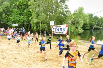 Veel kinderen bij Hema Volksloop