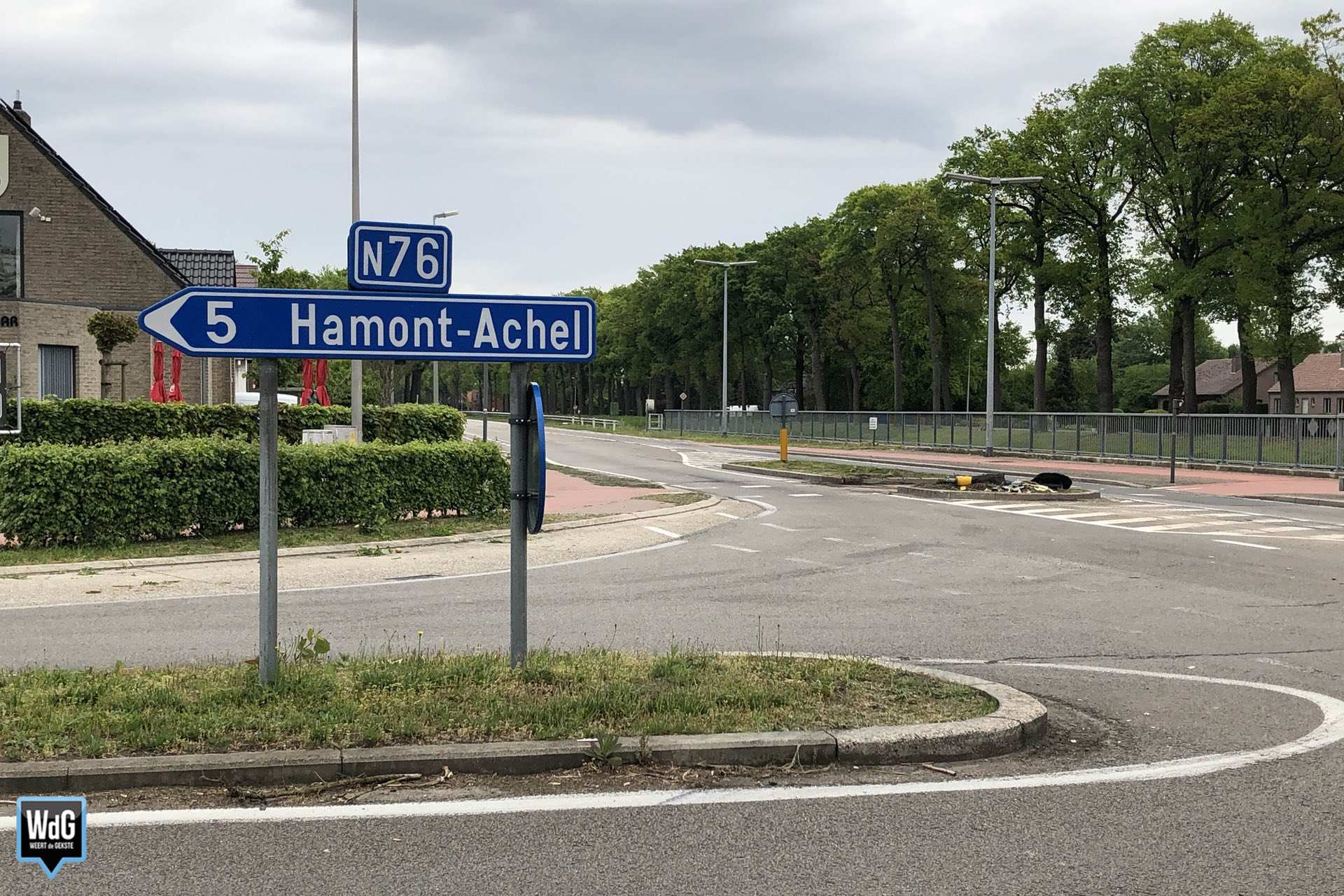 Archieffoto WdG - Belgische N-weg bij Lozen