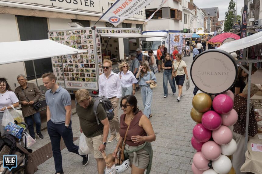 Binnenstad van Weert in het teken van de zomerbraderie