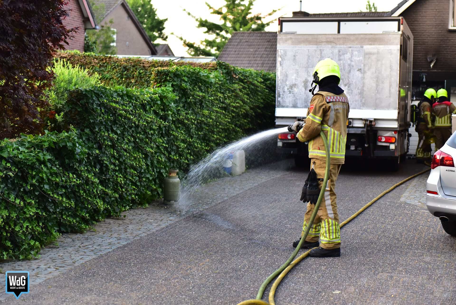 Flinke rookschade na ontplofte accu van aggregaat in Nederweert
