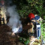 Mogelijke industriebrand in Maarheeze blijkt smeulende boomstronk
