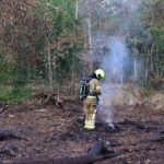 Opnieuw rookontwikkeling op plek van eerdere natuurbrand aan Schoordijk