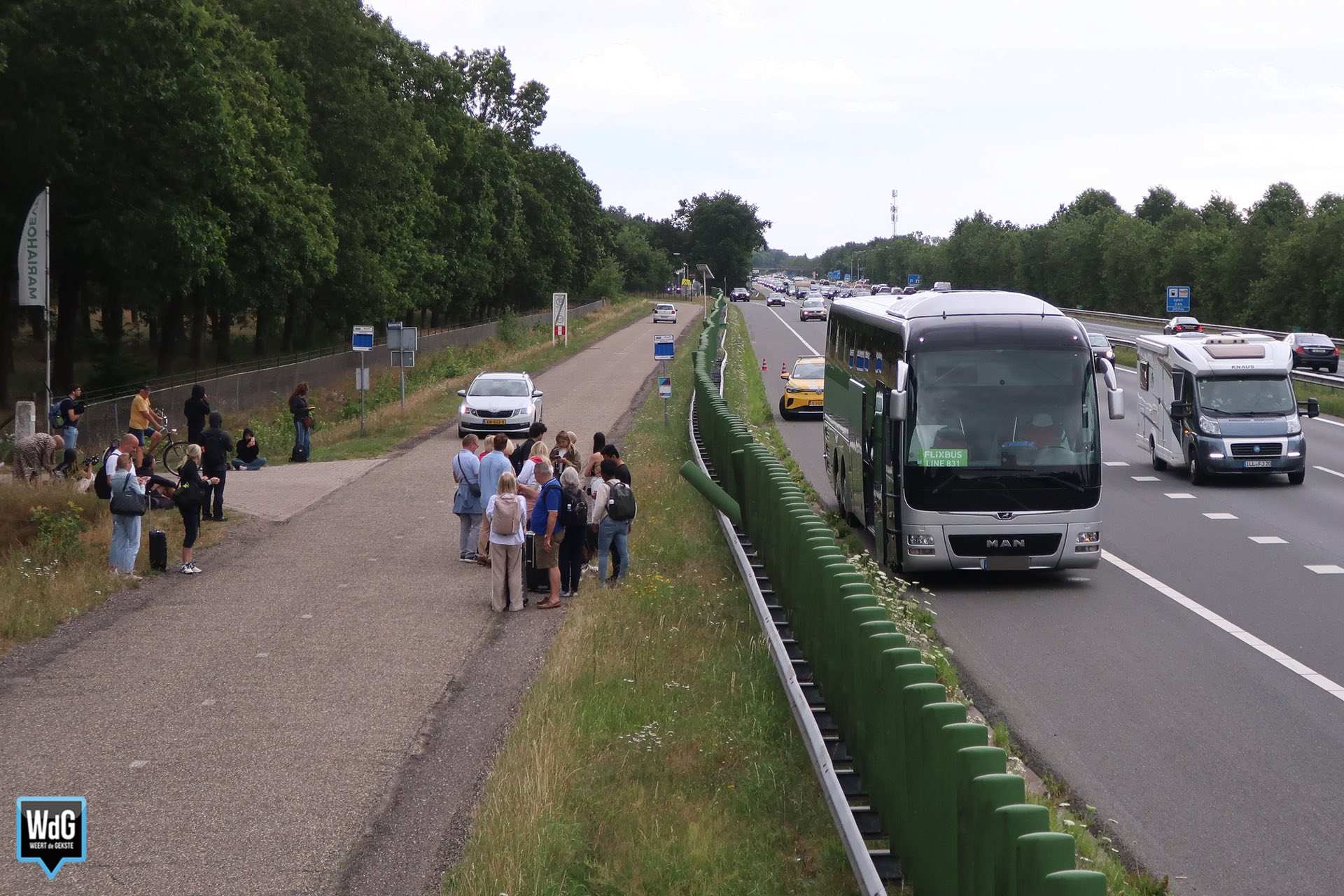 Gestrande Flixbus