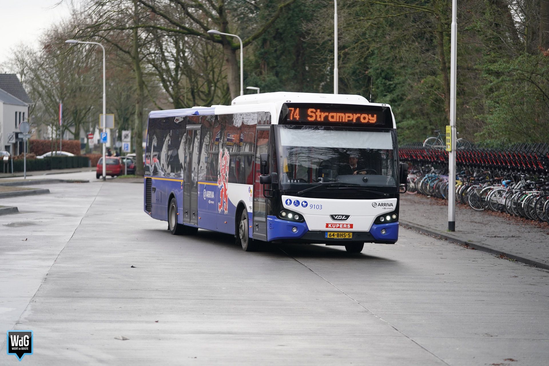 Inwoners van Weert met een laag inkomen kunnen nu zelf Gratis reizen met Dal Vrij Limburg aanvragen bij Arriva. Archieffoto
