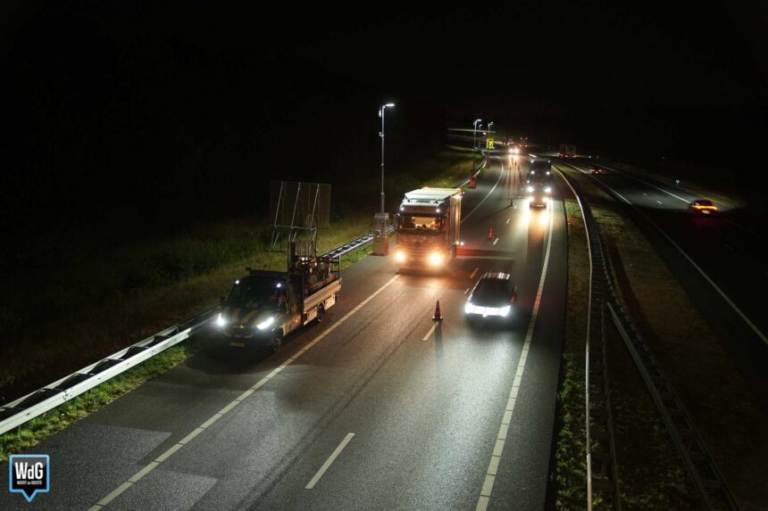 De A2 bij Weert-Noord