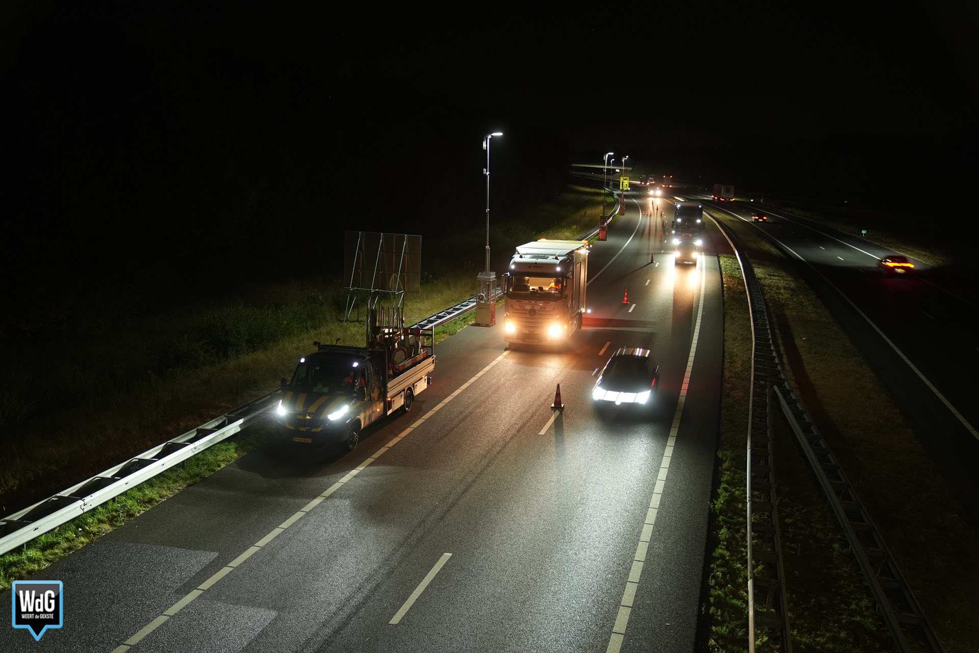 A2 bij Weert dinsdagochtend weer open na afhandeling ongeval
