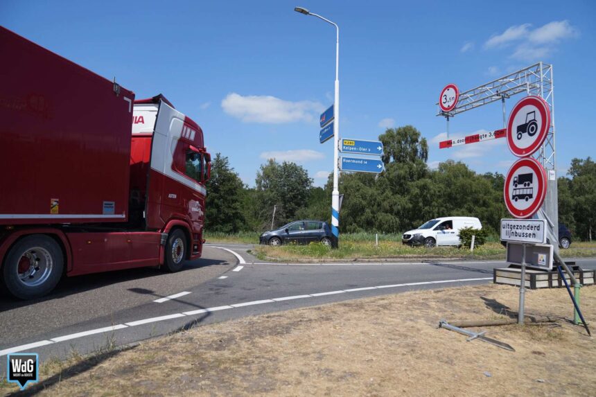 Nieuwe hoogteportalen moeten zwaar verkeer weren van Kelperbrug
