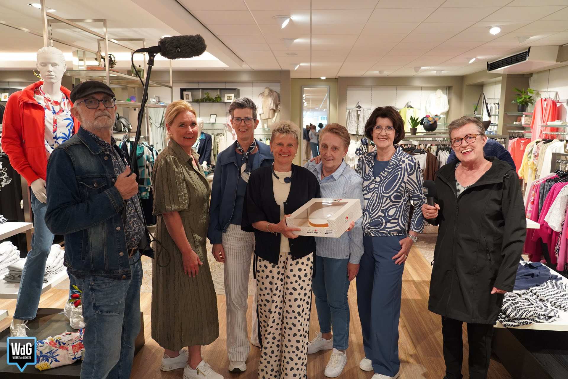 Katrien keumtj op bezeuk bij Micheline Pleunis