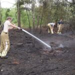 Brandweer opnieuw in actie voor natuurbrand bij Schoordijk
