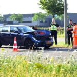 Verkeershinder na kop-staartbotsing op N275 bij Nederweert