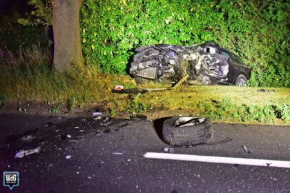 Meerdere gewonden bij frontale botsing op N279 in Meijel