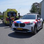 Motorrijder en fietser botsen op rotonde in Budel