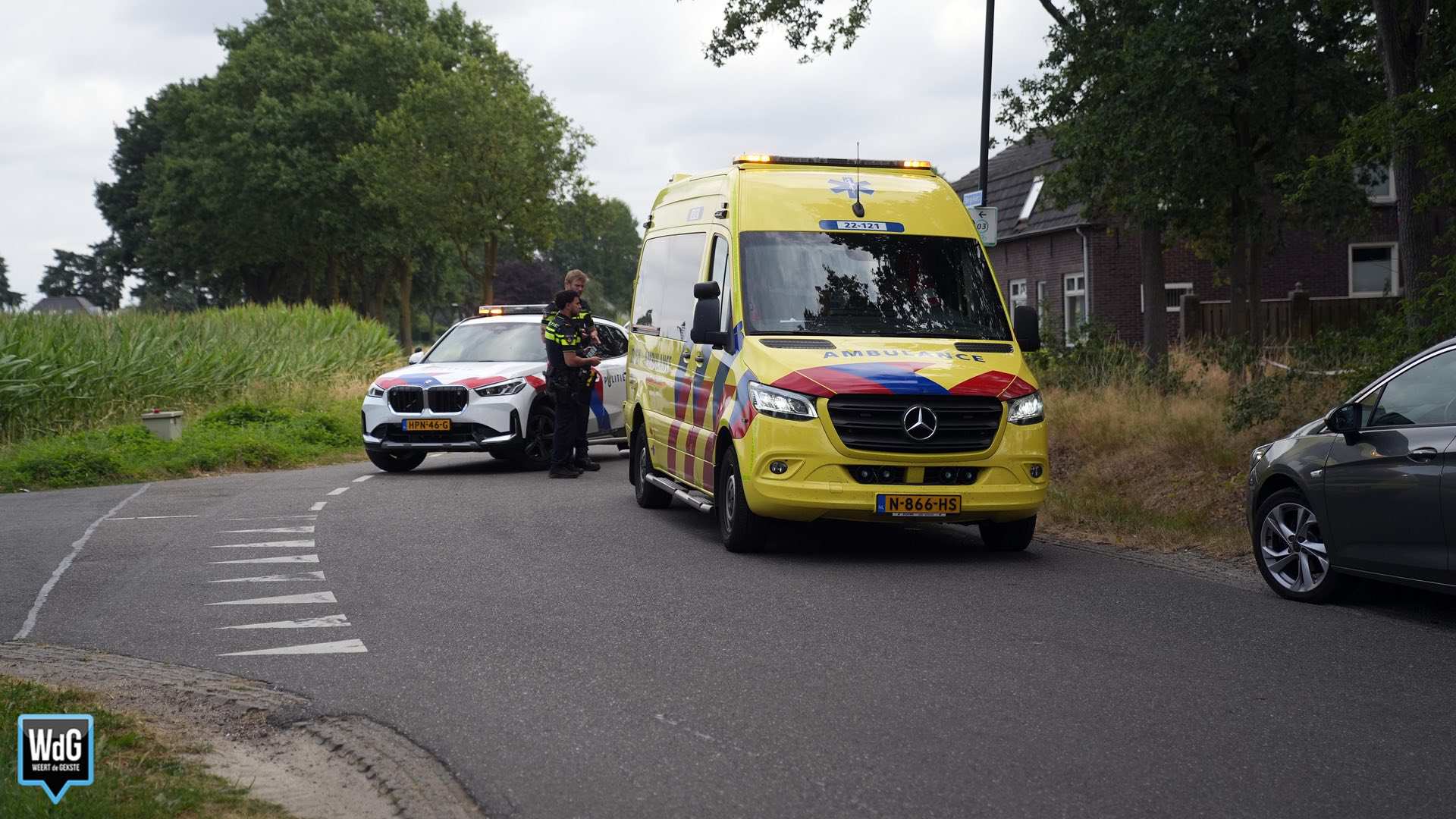 Wielrenner gewond bij aanrijding met auto in Budel