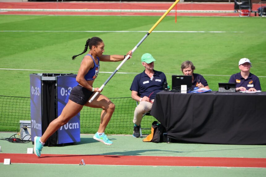 Quinty Keijsers pakt derde plek op NK atletiek. Ingestuurde foto