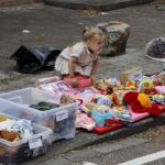 Kinderspeelgoed te koop tijdens Rommelroute Keent