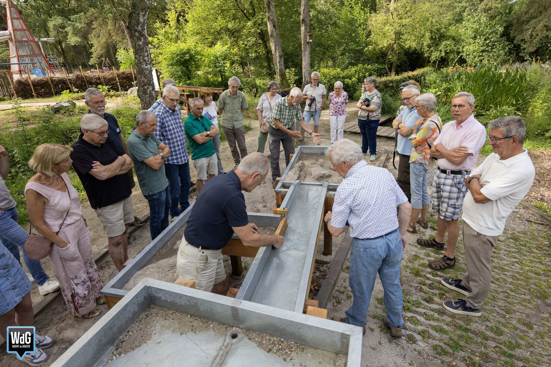 Vernieuwde watertafel officieel geopend bij NMC De IJzeren Man