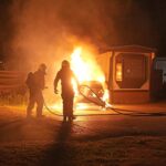 Auto volledig uitgebrand aan Kraanheuvel in Weert