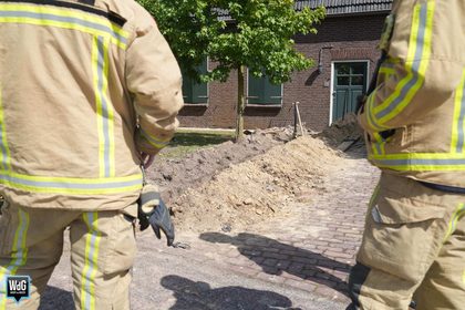 Gasleiding beschadigd tijdens graafwerkzaamheden in Budel