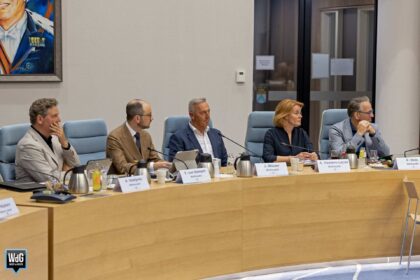 Wethouders van de gemeente Weert. Archieffoto