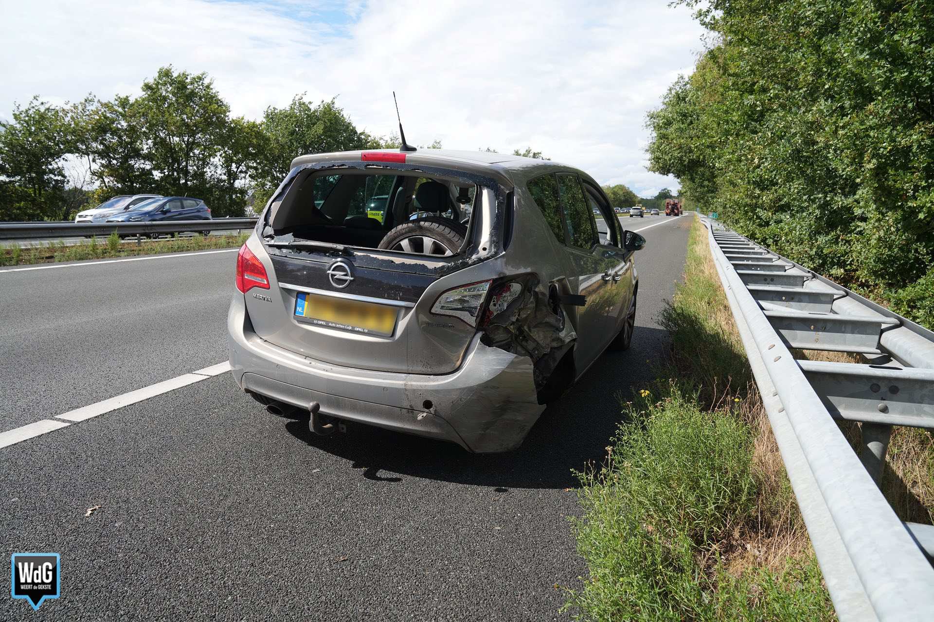 File op A2 tot Weert-Noord na ongeval met meerdere voertuigen bij Leende