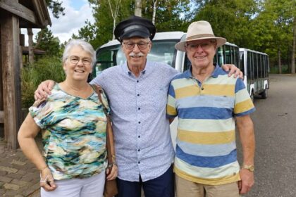 eerste gasten nieuwe toeristentrein
