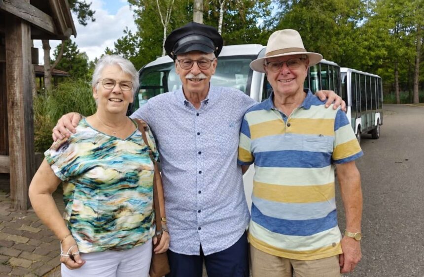 eerste gasten nieuwe toeristentrein