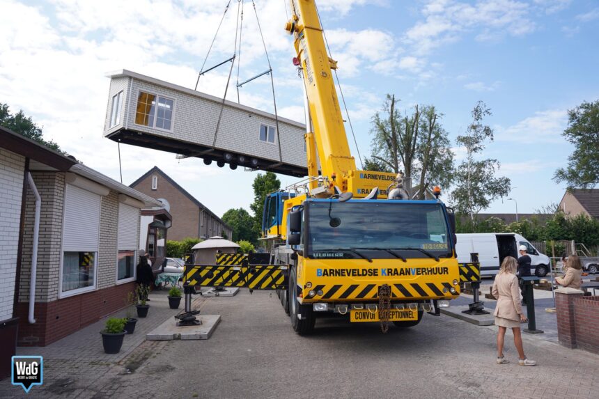 Plaatsing nieuwe woonwagen