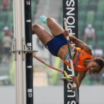 Quinty van AV Weert greep op het WK juniorenatletiek net naast een plek in de finale. Ingestuurde foto