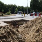 Beschadigde riolering veroorzaakt zinkgat in Sint Maartenslaan