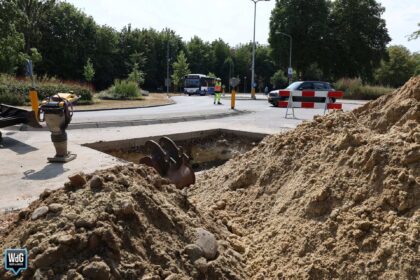 Beschadigde riolering veroorzaakt zinkgat in Sint Maartenslaan
