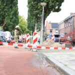 Bij werkzaamheden aan de Willem van Hornestraat zijn een gaslek en waterlek ontstaan.