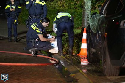 Autobrand op de Hooiruiter