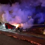 Twee geparkeerde auto’s op Beatrixlaan volledig uitgebrand