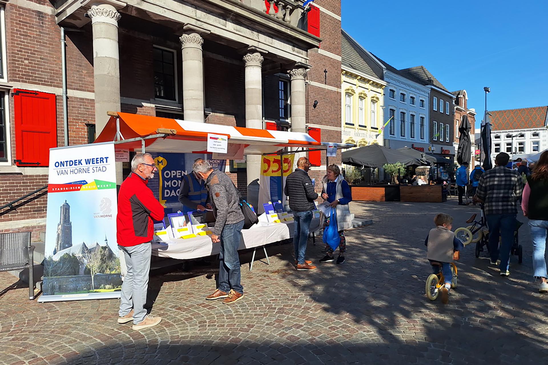 Ook de stadsgidsen zijn weer actief tijdens de Open Monumenten Dagen. Foto via Stadgidsen Weert