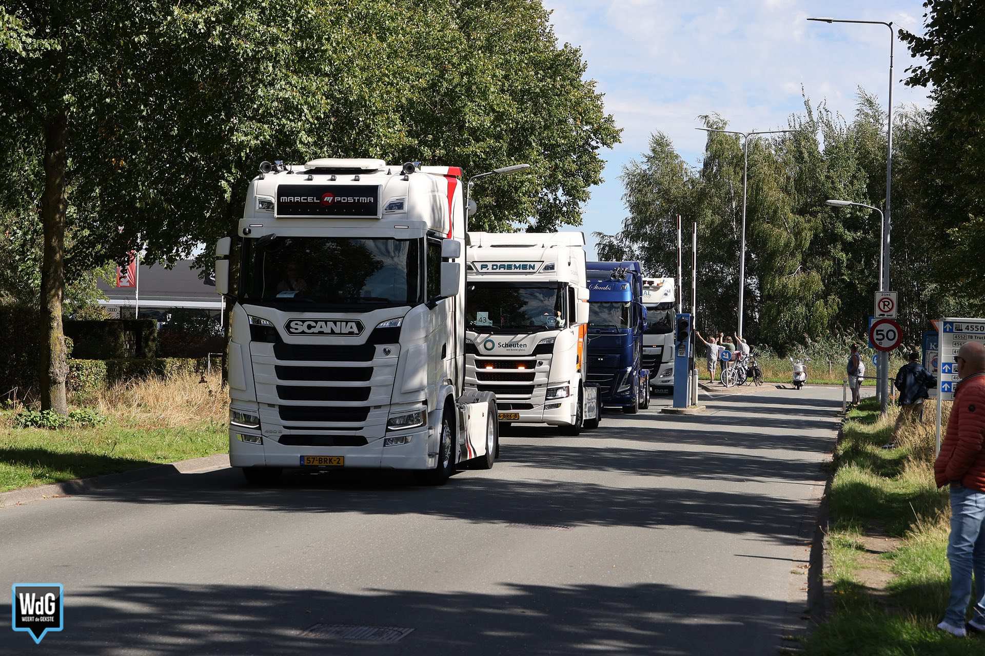 Zonnige Truckrun trekt door Weert en omgeving