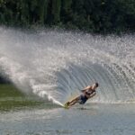 Cableski bij De IJzeren Man in Weert. Archieffoto